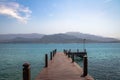 Pier at Praia do Portinho beach - Ilhabela, Sao Paulo, Brazil