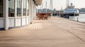 Pier reception: Event venue, dockside welcoming gathering.AI Generated