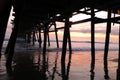 Pier reflections Royalty Free Stock Photo