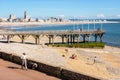 Pier of Sainte-Adresse near Le Havre, France Royalty Free Stock Photo