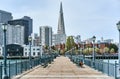 Pier 7 in San Francisco, California, USA Royalty Free Stock Photo
