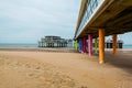 The pier of Scheveingen The Hague in The Netherlands Royalty Free Stock Photo