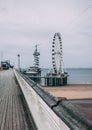 The pier of Scheveingen The Hague in The Netherlands Royalty Free Stock Photo