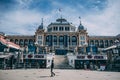 The pier of Scheveingen The Hague in The Netherlands Royalty Free Stock Photo