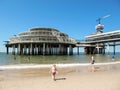 Pier of Scheveningen in The Hague, Netherlands Royalty Free Stock Photo