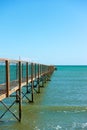 Pier and the sea Royalty Free Stock Photo