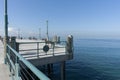 Pier and sea at Redondo Beach Royalty Free Stock Photo