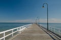 Pier in the sea Royalty Free Stock Photo