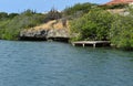 Dock on the Shoreline of Mango Halto in Aruba