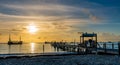 Sunrise Over Pier - Playa Bavaro - Punta Cana, Dominican Republic