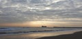 Pier Silhouette Sunrise Durban