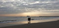 Pier Silhouette Sunrise Durban