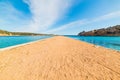 Pier in Spalmatore cove Royalty Free Stock Photo