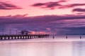 Pier at Sunrise in Australia Royalty Free Stock Photo