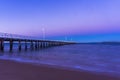 Pier at sunset Royalty Free Stock Photo