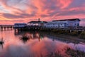 Pier At Sunset