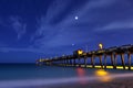 Pier at venice beach florida Royalty Free Stock Photo