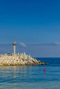 A pier with view of the ocean