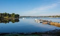 Pier on Vizula Peninsula in Medulin, Croatia Royalty Free Stock Photo