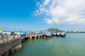 Pier in Vungtau, Vietnam Royalty Free Stock Photo