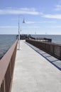 Pier in Waveland, Mississippi Royalty Free Stock Photo