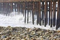 Pier waves Ventura California