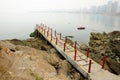 Pier in Yantai China Royalty Free Stock Photo