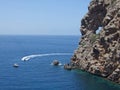 Pierced rock at Sa Foradada, Majorca Royalty Free Stock Photo