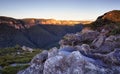 Pierces Pass Blue Mountains Royalty Free Stock Photo