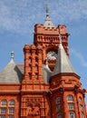 Pierhead Building Gothic detail Cardiff Wales