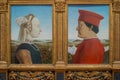 Piero della Francesca Double portrait of the Dukes of Urbino. Uffizi Galleries.