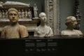 Mino da Fiesole busts at the V&A Museum in London, England Royalty Free Stock Photo