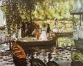 Pierre-Auguste Renoir-La Grenouillere,1869 Royalty Free Stock Photo