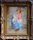 Pierre-Auguste Renoir - Mother nursing her child at Orsay Museum in Paris