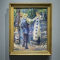 The swing - painting by Auguste Renoir