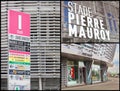 Pierre Mauroy football stadium collage