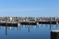 Piers Historical Fishtown Leland, Michigan Royalty Free Stock Photo