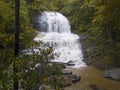Pierson Falls in the dense forest of North Carolina near Saluda Royalty Free Stock Photo