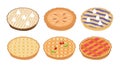 Pies vector set Royalty Free Stock Photo