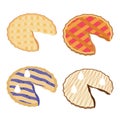 Pies vector set Royalty Free Stock Photo