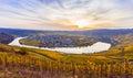 Piesport Moselschleife landscape Royalty Free Stock Photo