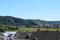 Piesport, Germany - 06 01 2021: vineyards in village Pieport Royalty Free Stock Photo