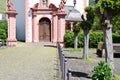 Piesport, Germany - 06 01 2021: church gate