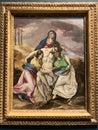 El Greco painter Pieta art work at the Royal Academy in London 2023