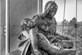 The Pieta replica at the Grotto in Portland Oregon Royalty Free Stock Photo