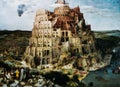 Pieter Bruegel Also Brueghel Or Brueghel Elder, The Tower Of Babel Was Subject Of Three Paintings By Pieter Bruegel Royalty Free Stock Photo