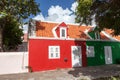 Pietermaai District old red house Royalty Free Stock Photo