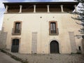 Pietrelcina - Covered balcony of Palazzo Bozzi Royalty Free Stock Photo