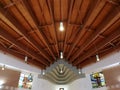 Pietrelcina - Ceiling of the San Pio liturgical hall Royalty Free Stock Photo