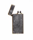 piezo lighter for cigarettes isolated on white Royalty Free Stock Photo